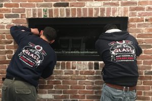Custom Glass Heat Deflector for Fireplace Rockaway Township