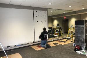 Residence Inn Mirror Installation