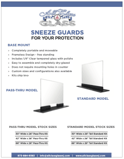 COVID-19-Sneeze Guard Flyer