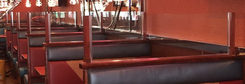 Jefferson diner covid-19 partitions