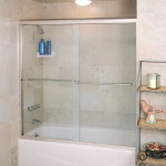 Centec semi frameless tub slider