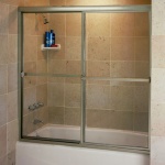 Lucette framed tub slider