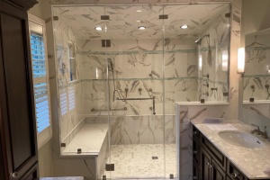 Frameless Shower Door Enclosure in Morristown, NJ