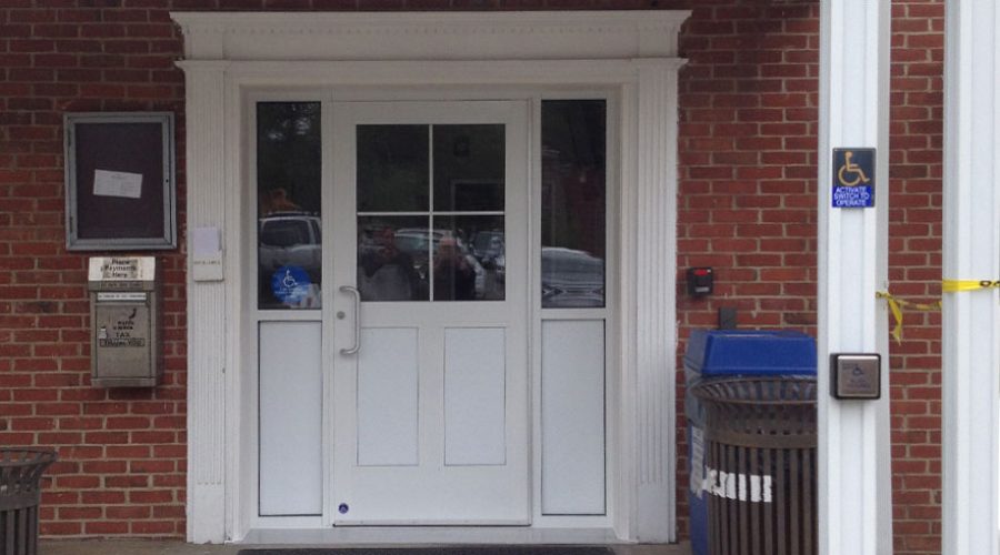 East Hanover Town Hall Entry Door Installation