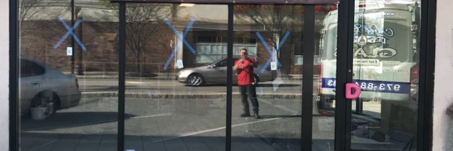 Dunkin Donuts Storefront Glass Installation in East Hanover (after)