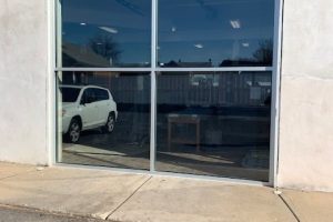 Storefront Glass Window at Holsman Healthcare in Lyndhurst, NJ