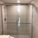 Centec semi frameless shower slider