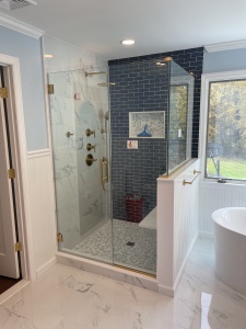 Frameless Shower Enclosure in Livingston, NJ