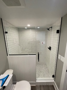 Frameless Shower Door Enclosure in Morristown, NJ