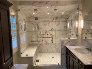 Frameless Shower Door Enclosure in Morristown, NJ