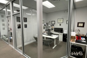 Interior Framed Office Partition in Livingston, NJ